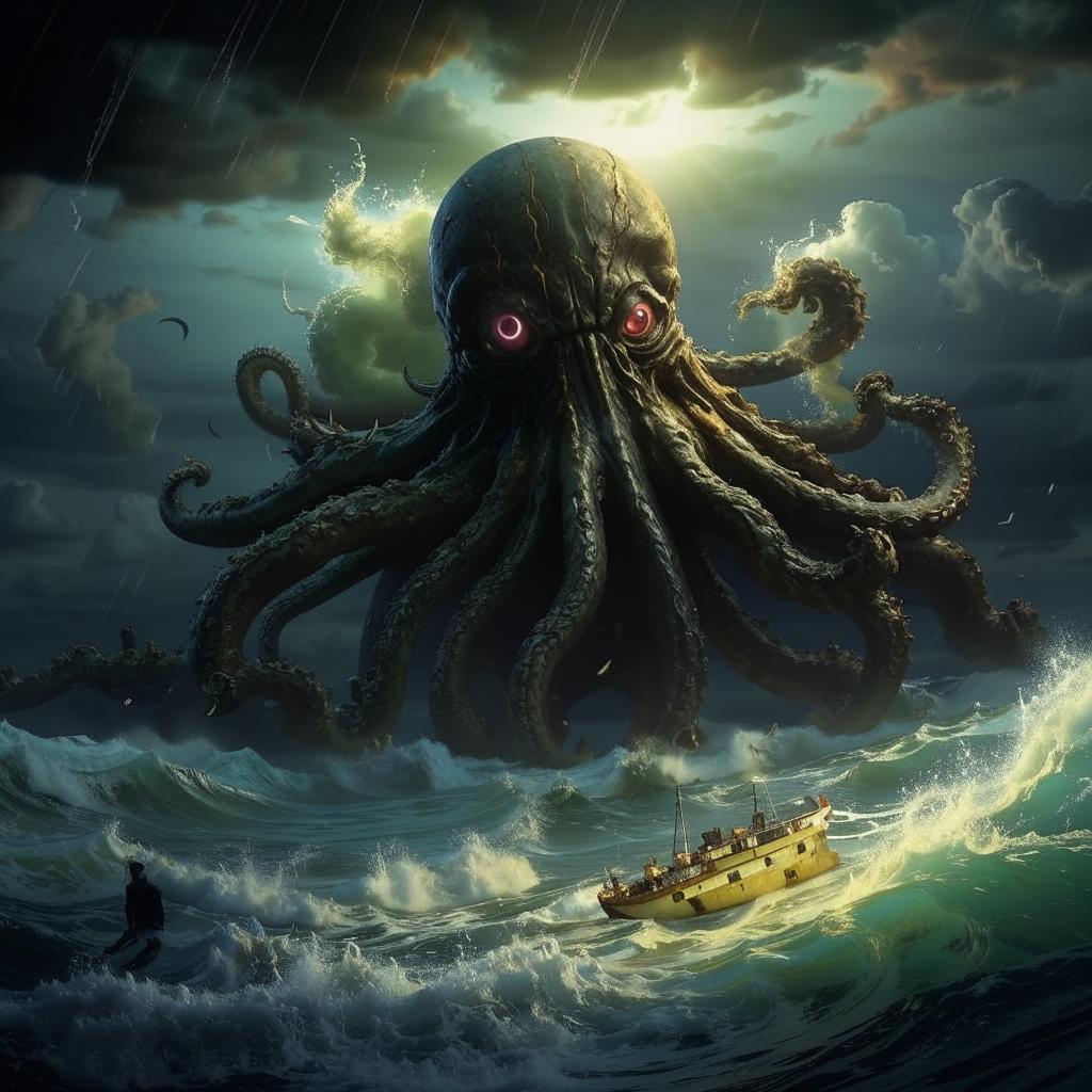 kraken мифическое существо арт